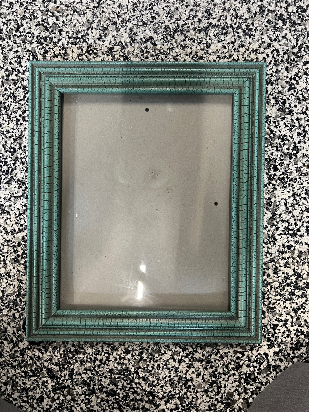 Vintage-Style Teal Picture Frame – Home Accents